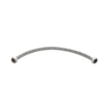 Fotografía de Acople 1/2 x 1/2 de 40cm en acero para lavamanos y lavaplatos - Construmarket