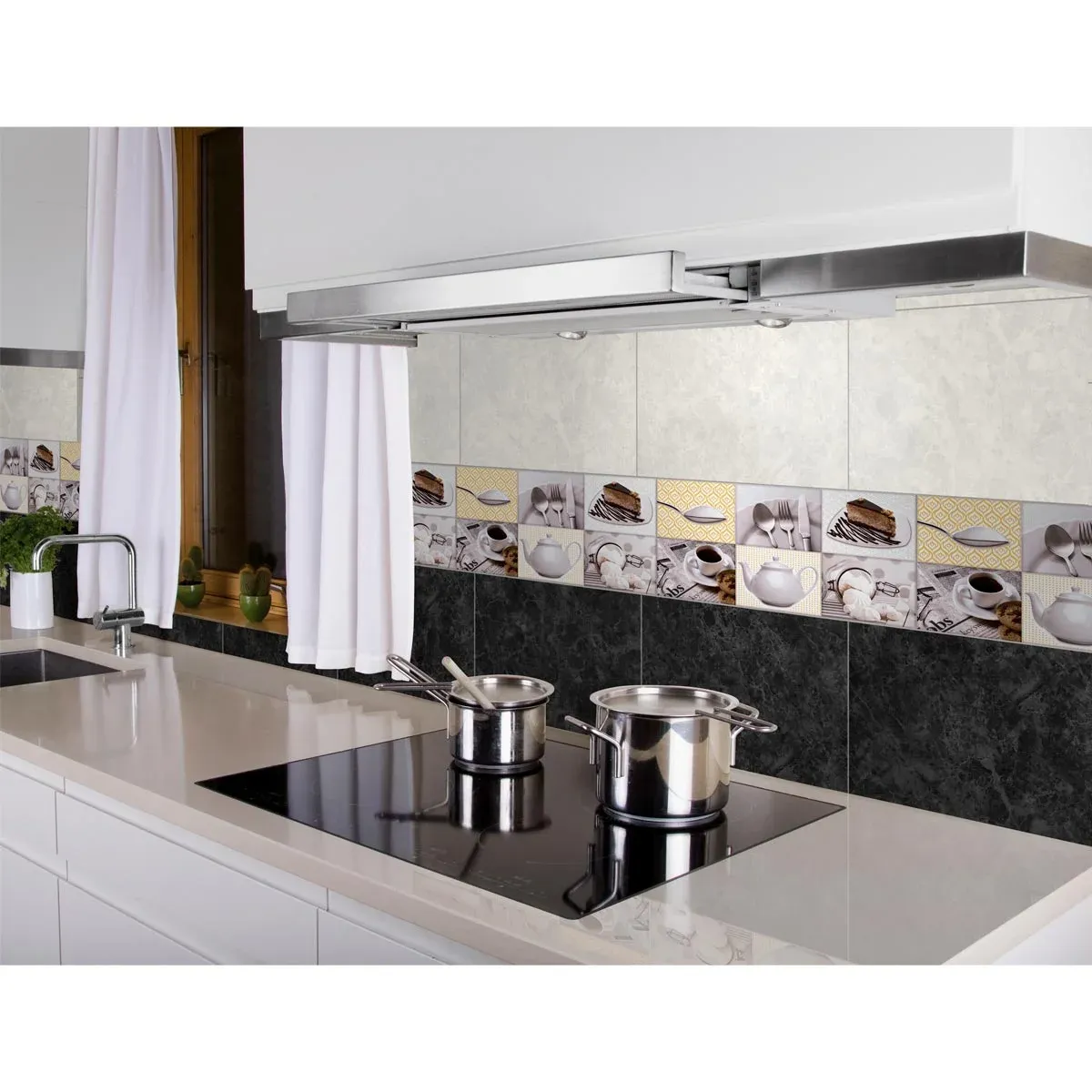 Fotografía de Base Decorada Tamara Multicolor Cara Única 30x60 - Construmarket