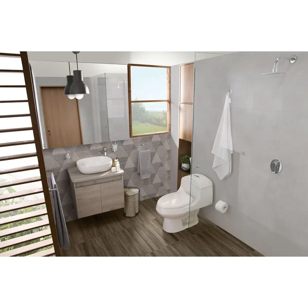 Fotografía de Base decorada Axis multicolor de cara única - Construmarket
