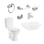 Fotografía de Combo Manantial Pro blanco: baño perfecto en minutos - Construmarket