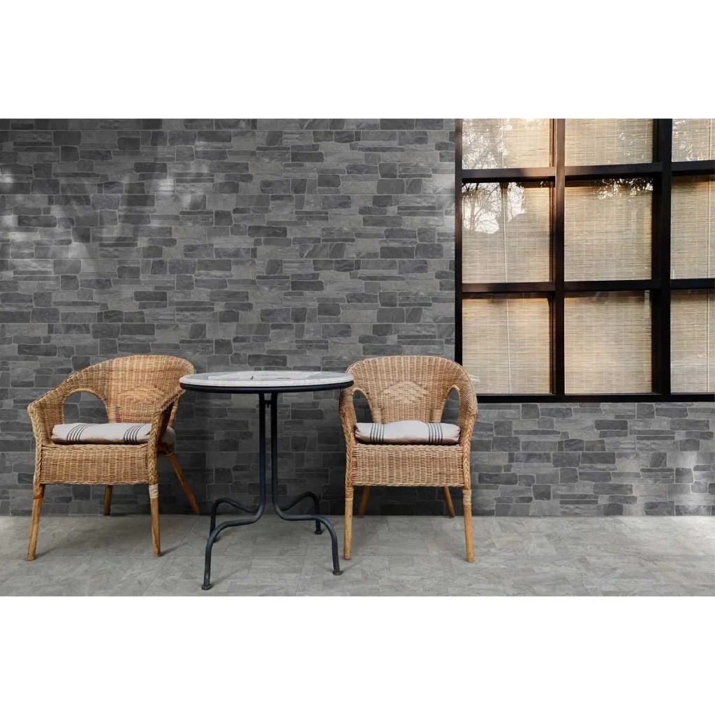 Fotografía de Fachaleta tipo piedra Corrientes Gris 34.5x62 - Construmarket