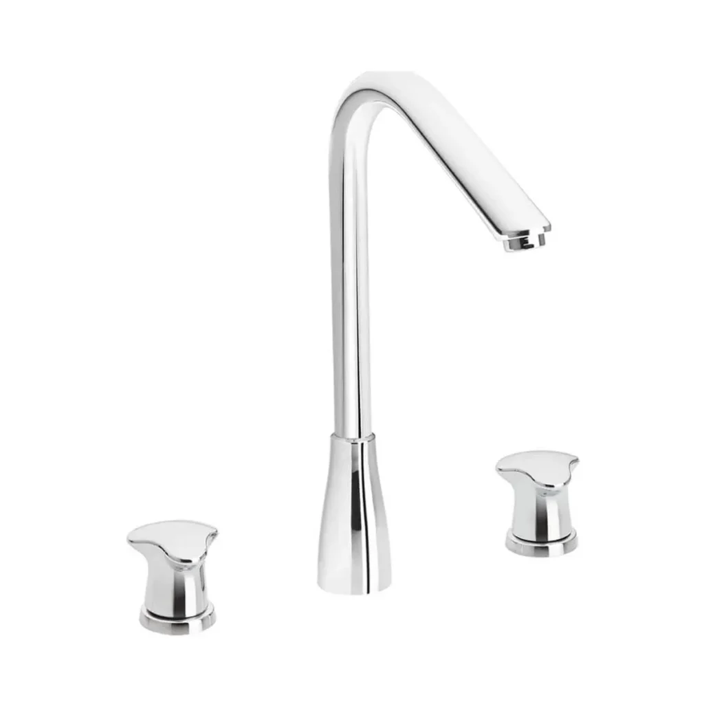 Fotografía de Grifería lavaplatos 8 pulgadas triceta aluvia - Construmarket