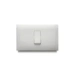 Fotografía de Interruptor Incrustación Sencillo Blanco - Construmarket