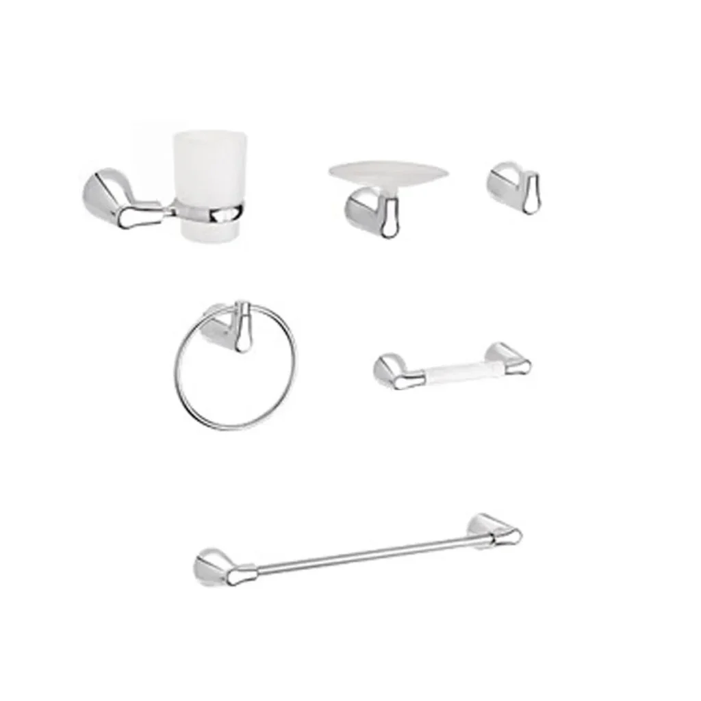 Fotografía de Kit de accesorios para baño Nogal X 6 - Construmarket