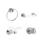 Fotografía de Kit de accesorios para baño x4 Nilo | Grival - Construmarket