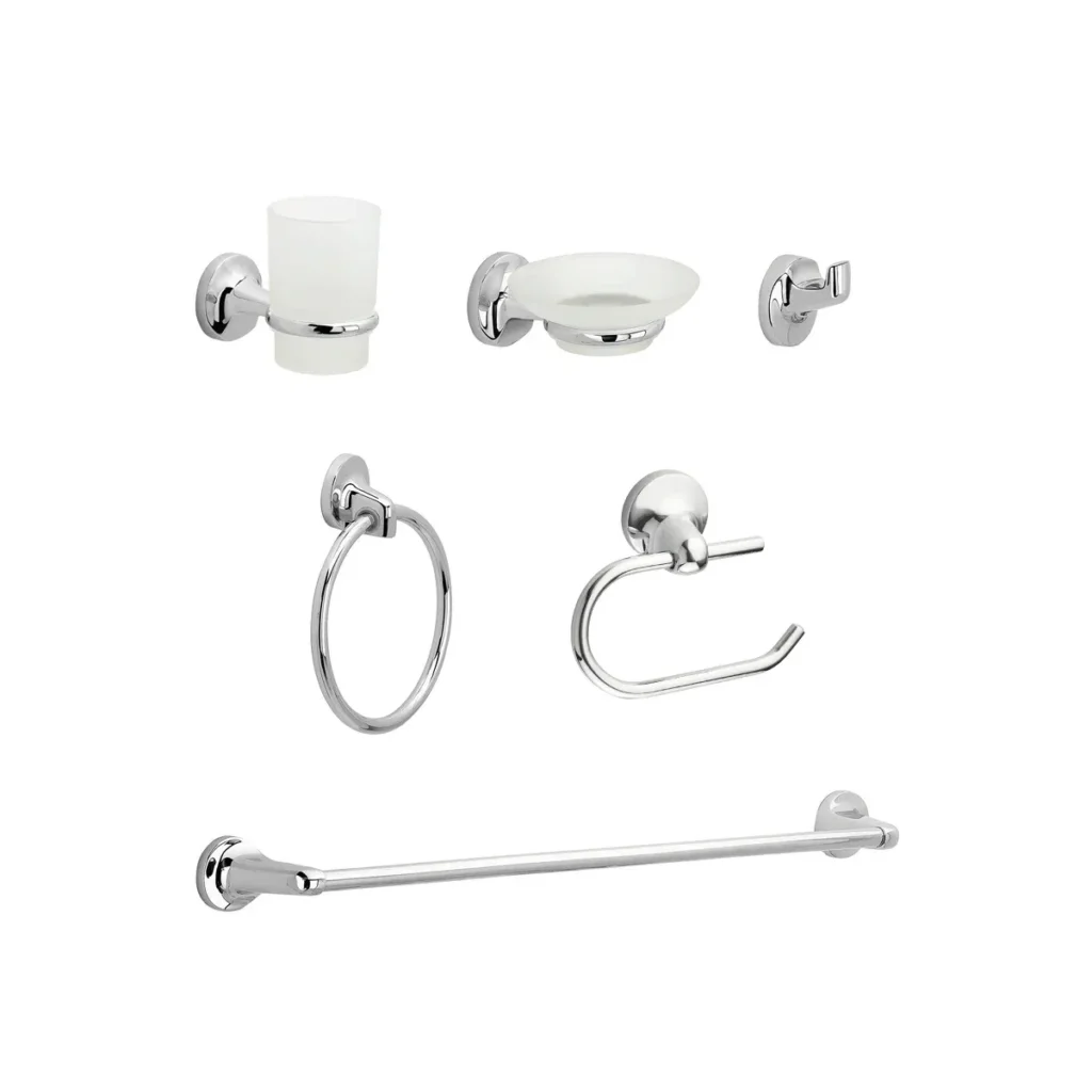 Fotografía de Kit para baño por 6 Accesorios Palermo - Construmarket