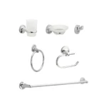 Fotografía de Kit para baño por 6 Accesorios Palermo - Construmarket