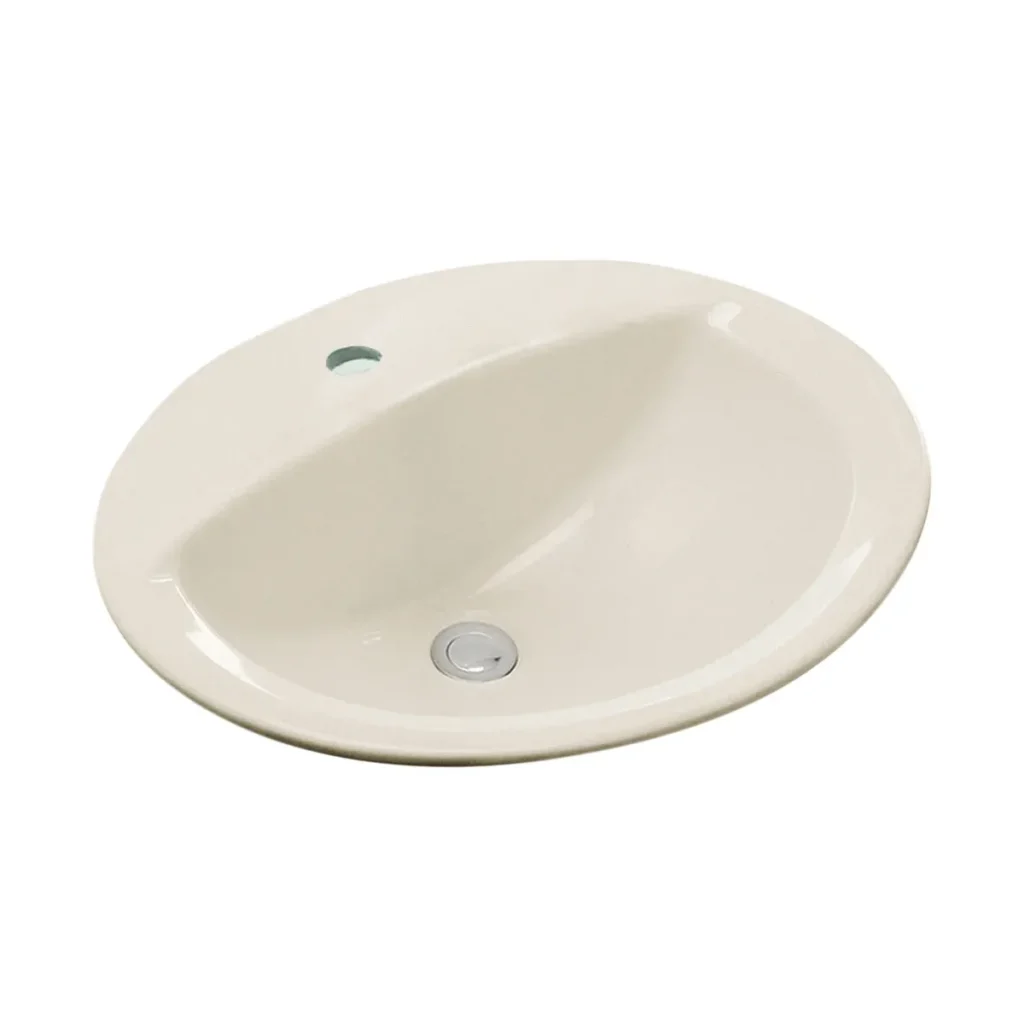 Fotografía de Lavamanos Marsella color Bone - Construmarket