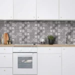 Fotografía de Liston gris para pared Vinil Cara Única 15X45 cm - Construmarket