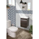 Fotografía de Listón o azulejo Blu Azul Cara Única 15X45 - Construmarket