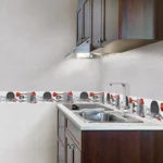 Fotografía de Liston para cocina Cooking Negro Cara Única 15X45 - Construmarket
