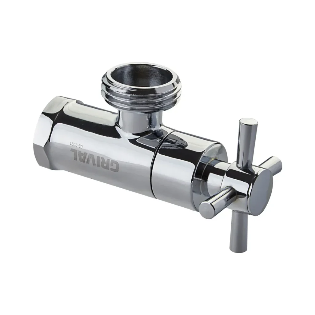 Fotografía de Llave regulación lavadora cruceta 1/2 x 3/4 pulgada - Construmarket