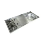 Fotografía de Mesón Acero Inoxidable Esc Izquierda Monoc 120X50 C/Est - Construmarket