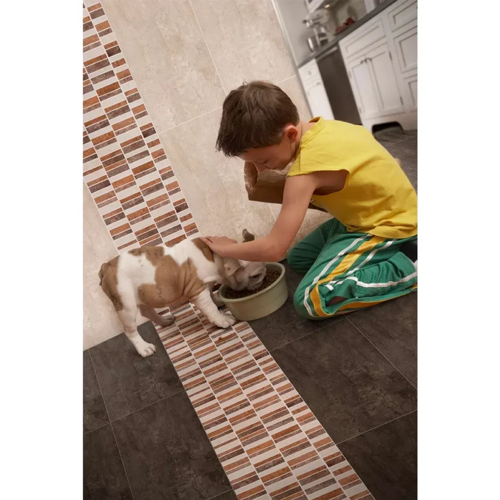 Fotografía de Mosaico tipo Piedra Francesa Multicolor 29.2x32.6 - Construmarket