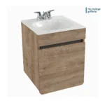 Fotografía de Mueble Aluvia elevado miel con lavamanos 45x45 cm - Construmarket