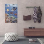 Fotografía de Mural Aguamarina Multicolor Cara Única 30x60 - Construmarket