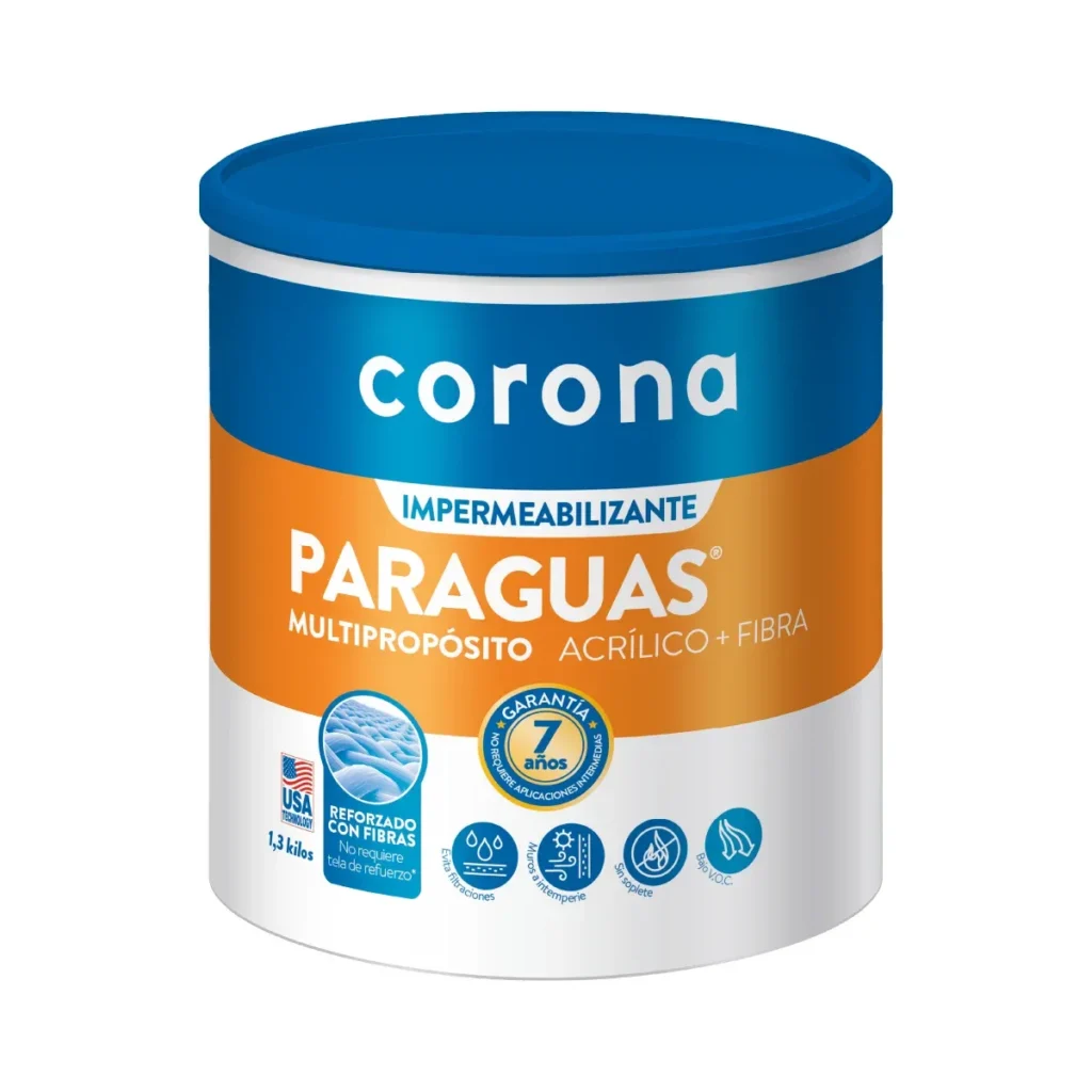 Fotografía de Paraguas multipropósito gris 1/4 galón - Construmarket