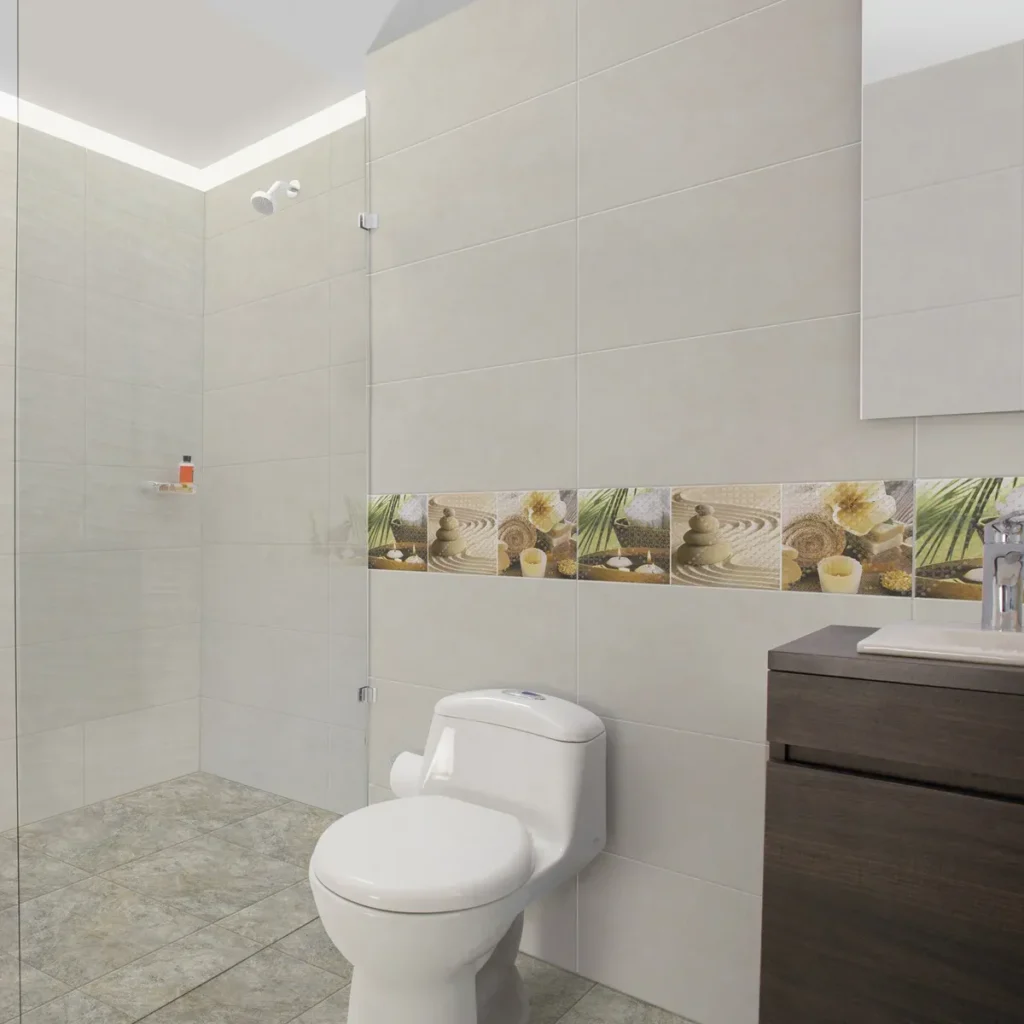 Fotografía de Pared Estructurada Adare Beige Cara Única 30x60 - Construmarket