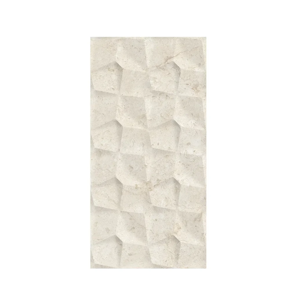 Fotografía de Pared Estructurada Memfis Beige Caras Diferenciadas 30x60 - Construmarket