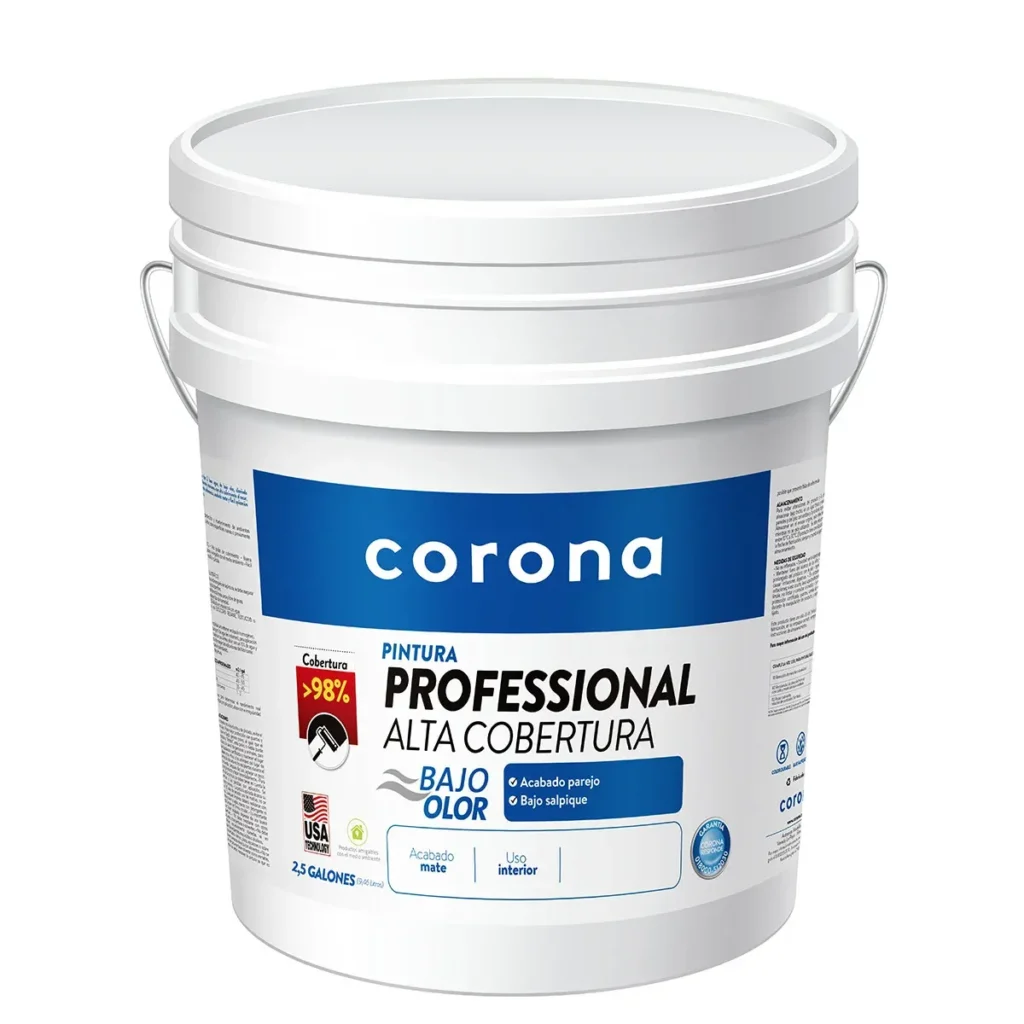 Fotografía de Pintura Tipo 2 de Alta Cobertura color blanco 2,5 galones - Construmarket