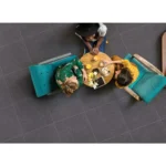 Fotografía de Piso Fortaleza Negro Cara Única 51X51 - Construmarket