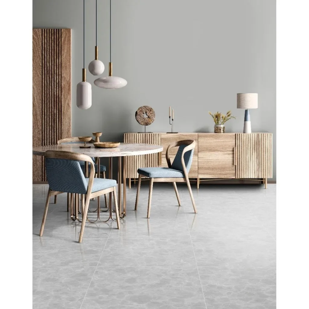 Fotografía de Piso Frozen Gris Caras Diferenciadas 60x60 - Construmarket