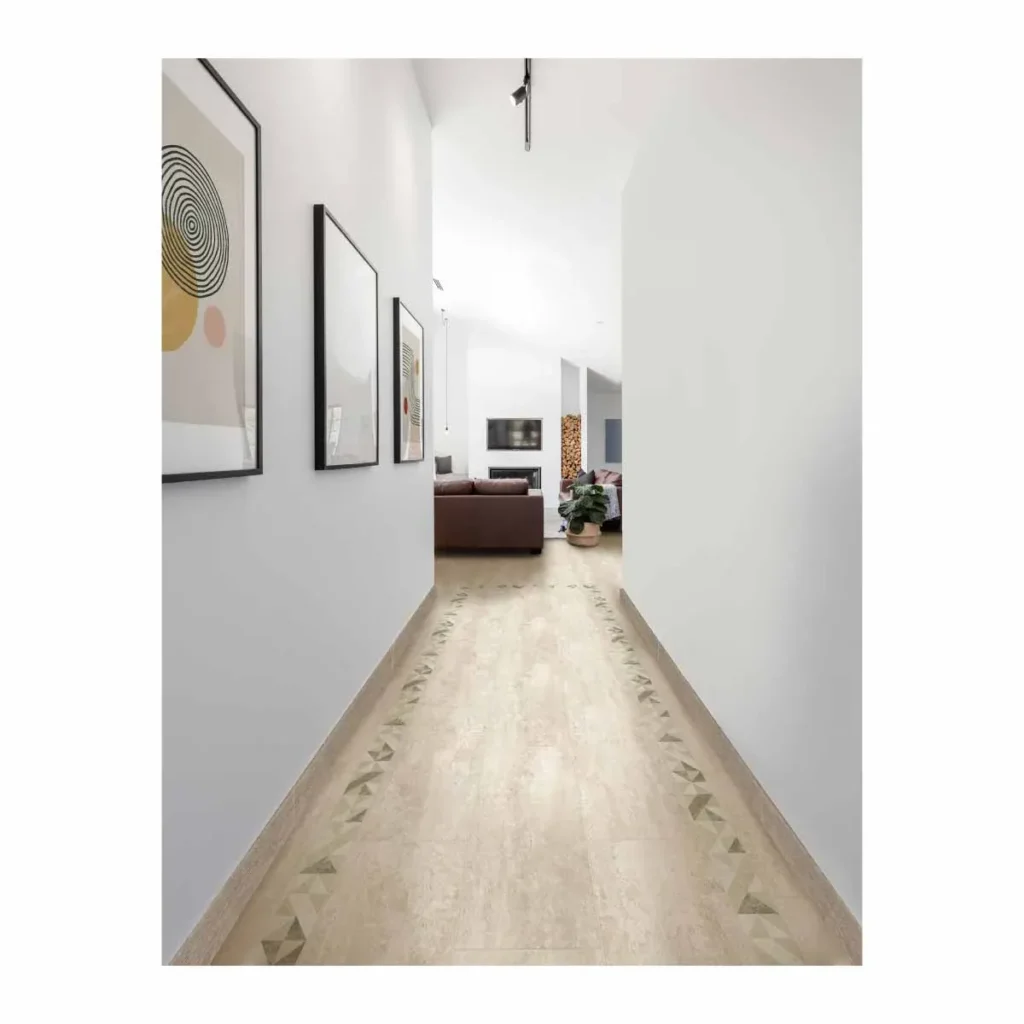 Fotografía de Piso Piedra Francesa Beige para espacios brillantes - Construmarket
