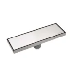 Fotografía de Rejilla de piso rectangular de 30 cm con drenaje oculto - Construmarket