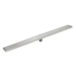 Fotografía de Rejilla de piso rectangular en acero inoxidable de 100cm - Construmarket