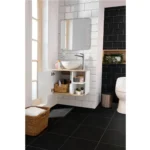Fotografía de Renueva tu baño ahora con el Piso Mikonos Negro - Construmarket