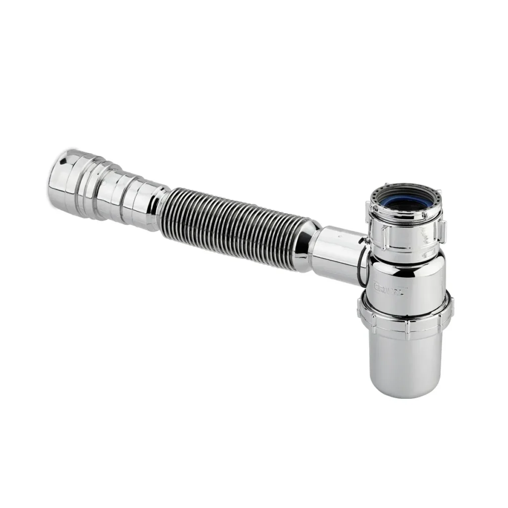 Fotografía de Sifón botella flexible metalizado - Construmarket
