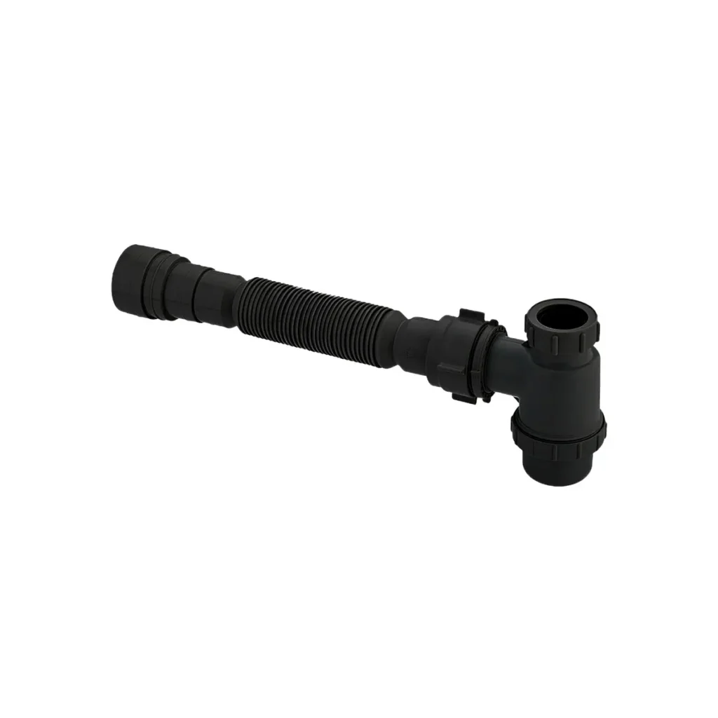 Fotografía de Sifón botella flexible negro - Construmarket