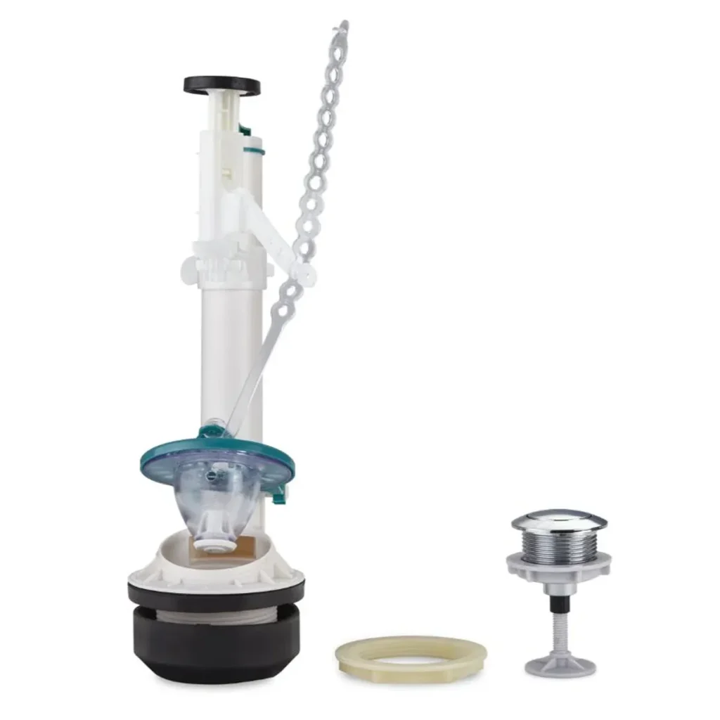 Fotografía de Válvula sanitario descarga Nuki 2p catapulta 32cm + botón | Grival - Construmarket