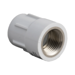 Fotografía de Adaptador Hembra PCP 1/2 Pulgada en PVC con Inserto Metálico DZR de Alta...