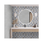 Fotografía de Base Decorada Corona Coral Azul Cu 30X60 - Construmarket