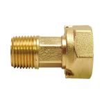 Fotografía de Conector para Medidor de Agua Gricol de 1/2 Pulgada en Bronce Latón con Rosca...