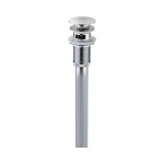 Fotografía de Desagüe Push Con Rebose Grival Cromo - Construmarket