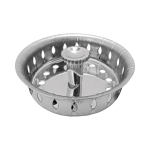 Fotografía de Filtro para Canastilla de Lavaplatos Gricol de 4 Pulgadas en Acero Inoxidable con...