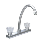 Fotografía de Grifería Mezclador Lavaplatos Gricol Kristal 8 Pulgadas - Construmarket