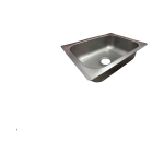 Fotografía de Lavaplatos para Submontar en Acero Inoxidable 55x43 cm North - Construmarket