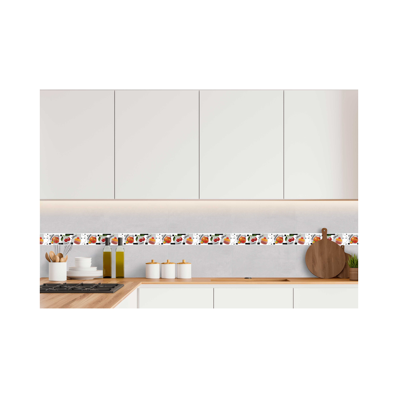 Fotografía de Listelo Corona Delicius Multicolor 8x25 cm - Construmarket