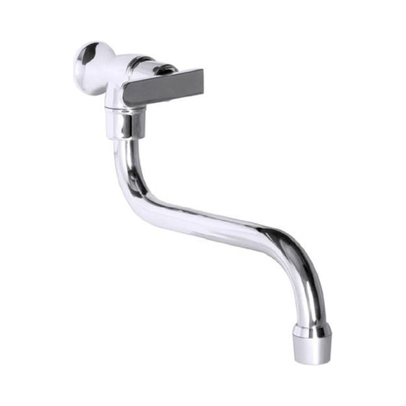 Fotografía de Llave de Lavaplatos Sencilla de Pared Gricol Piana con Brazo en S y Acabado...