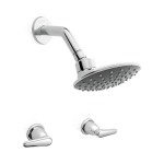 Fotografía de Mezclador Ducha Grival Nogal Cosmos 8 Pulgadas - Construmarket