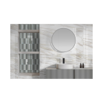 Fotografía de Pared Cerámica Corona Da Vinci Blanco Marmolizado Brillante 30x60 cm por Caja 1.8...