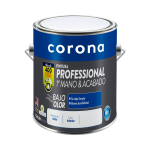 Fotografía de Pintura Corona Profesional 1A Mano Blanco Galón Interior - Construmarket