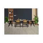 Fotografía de Piso Cerámico Corona Alberta Café Madera Brillante 60x60 cm Caja 1.8 m2 -...