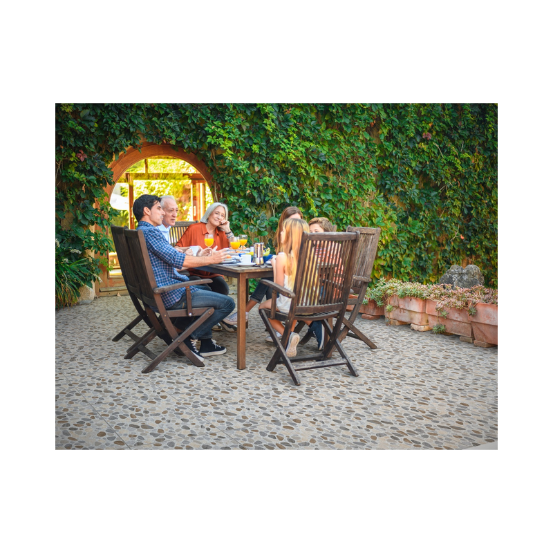 Fotografía de Piso Cerámico Corona Moira Multicolor Mate 51x51 cm para Exterior 2.08 m2 -...