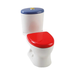 Fotografía de Sanitario Infantil Corona Kiddy Ecoflush Bicolor - Construmarket